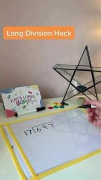 Long Division Hack! You may already be using this to help your children with long division but