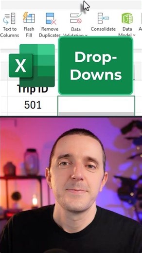 Create a Drop-Down Menu in Microsoft Excel (Super Simple)