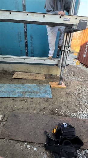 Pump jack #ladder #pumpjack #elevator #construction #fyp | Construction