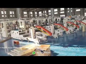 high speed napkin tissue production line