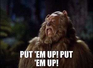 Put 'em up! Put 'em up!