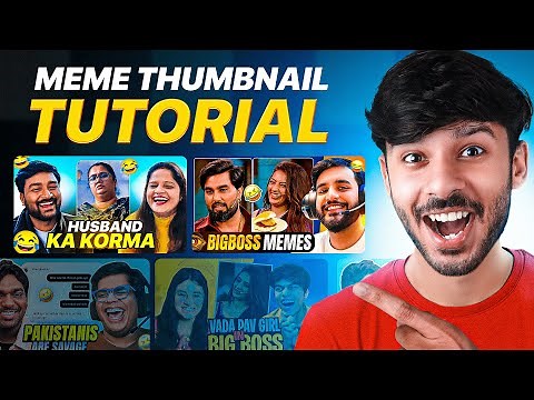 Meme Review Thumbnail Tutorial - Photoshop