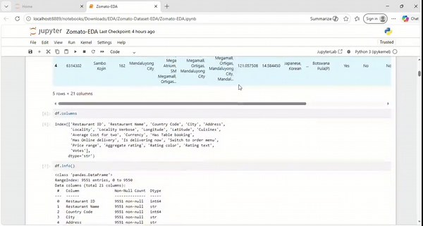 #dataanalysis #eda #python #datavisualization #machinelearning #zomato #krishnaik #datascience #analytics #learningbydoing | Karan Singh