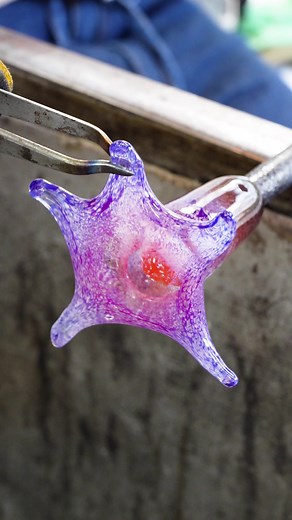 ヒトデを作るガラス吹きアートの魅力