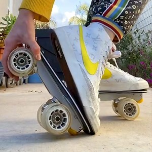 782K views · 1.6K reactions | Flaneurz makes custom detachable roller skates with stylish sneakers from brands like Nike and Adidas. The French brand has become popular with roller skaters, especially on TikTok. The custom skates can cost up to $516 depending on the design. Each pair of skates has 30 parts and takes two hours to make. | Insider Style | Facebook