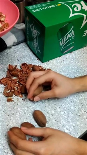 How to crack a pecan. #childhoodmemories #baking #fyp #hack | Baking Hacks
