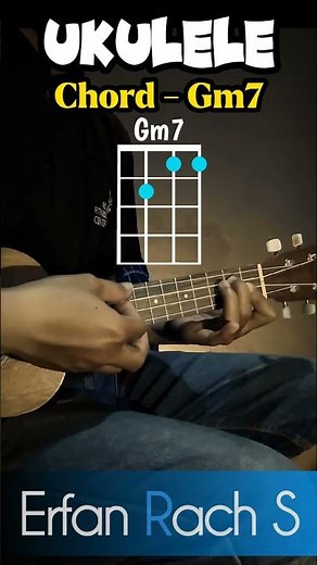 Basic 4 String Ukulele Chords - Chord Gm7 #shorts #ukulele #youtubeshorts