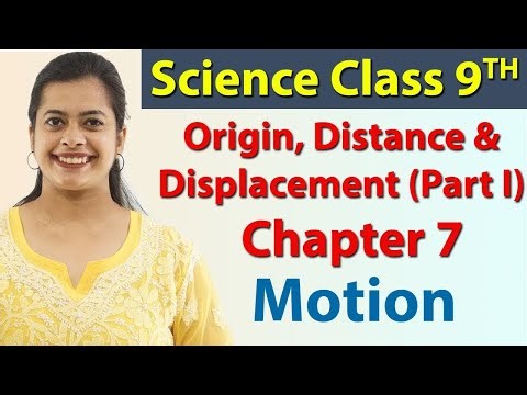 Origin, Distance & Displacement (Part I) - Chapter 7 - Motion, Science Class 9