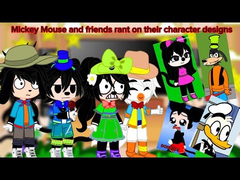 Mickey Mouse and his friends rant on their character designs