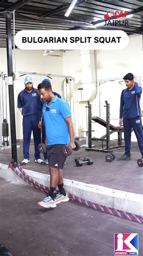 Bulgarian Split Squats build strength, balance, stability & explosive power for players.