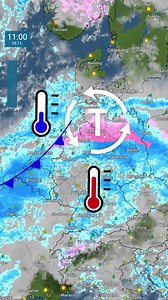 20K views · 183 reactions | Der Winter klopft an! ❄️ Eine markante Kaltfront sorgt derzeit für große Temperaturunterschiede. Schau dir den Temperatursturz hier an!  to.wetteronline.de/temperatursturz #kaltfront #schnee #regen #sturm #TemperaturRadar #deutschlandwetter #wetter #aktuell #wetteronline #reels #winter | WetterOnline | Facebook