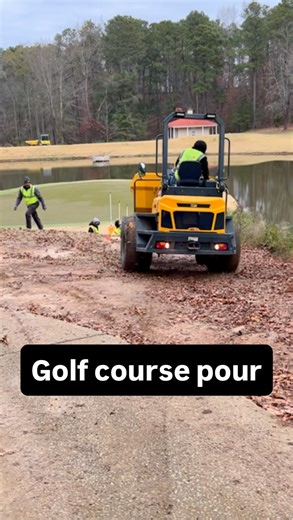 Talk about being “impervious” to rain! ☔️ Our Midlands team was recently involved in a pour utilizing a very unique type of concrete called “pervious concrete,” which allows water to pass directly through. This is especially useful for golf course bunkers like those pictured. Visit knightscompanies.com to learn more about our Redi-Mix concrete, Precast and much more. #1KnightsTeam #KnightsCompanies #ConcreteCompany #DriveForKnights #ColumbiaSC | Knight's Companies