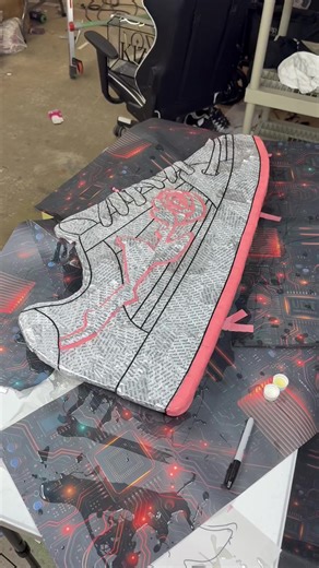 Creative Custom Bubblegum Shoes Art