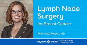 Every detail matters in the fight against breast cancer. Lymph node removal can reveal if and where the cancer has spread, giving you and your provider the information needed for your treatment plan. Join Dr. Holly Mason, Section Chief of Breast Surgery, as she breaks down what you need to know about lymph node surgery in breast cancer diagnosis and treatment. Don’t miss this important discussion on October 10th at 6 PM. Take the first step—register today: bit.ly/3ATXOoO | Baystate Health