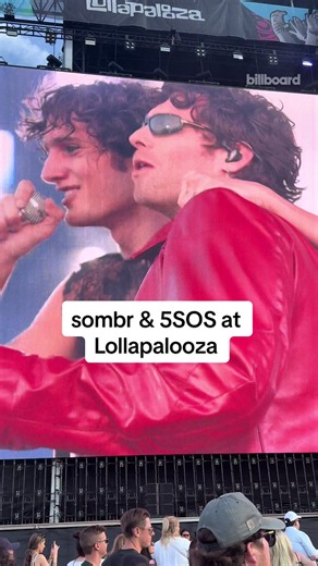 The collab we didn’t know we needed 🤝 @sombr brought out @5 Seconds of Summer for “She Looks So Perfect” at #Lollapalooza in Chicago. #concert #livemusic #throwback #5sos
