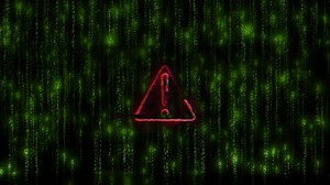 Computer hacking error message warning glitch text and noise effects alert of hacker attack system | Premium Stock Video Footage