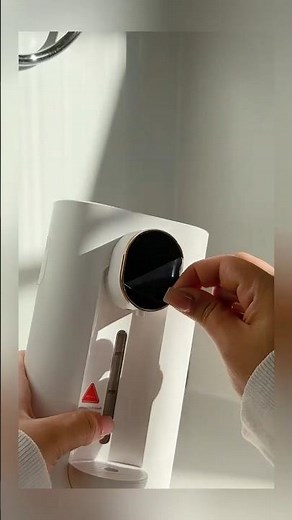 Touchless Automatic Mouthwash Dispenser with Magnetic Cup! #bathroomgadgets #smarthome