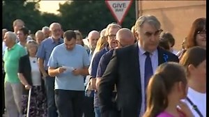 More than 1200 people packed into the Staffordshire County Showground for the first public meeting to discuss proposals to downgrade services at Stafford Hospital. Heads of department at the hospital attacked administrators claiming they haven't been consulted about proposed changes. Our Health Correspondent Michele Paduano reports | BBC Birmingham