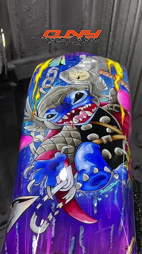 Modifikasi Tangki RX King dengan Airbrush Kreatif