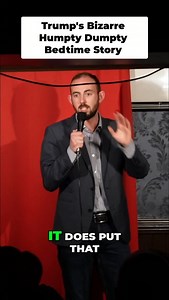 POV: Donald Trump reads you a bedtime story. Tremendous story. The best story. Many people are saying it. Sweet dreams. Sad! #StandUpComedy #CalHalbert #ComedyClip #TrumpImpression #politicalcomedy | Cal Halbert