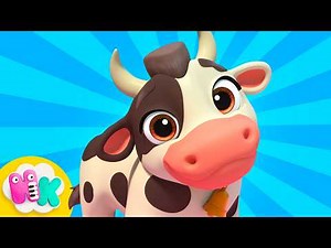 My Cow Lola 🐮 Animal Songs for Kids | HeyKids Nursery Rhymes