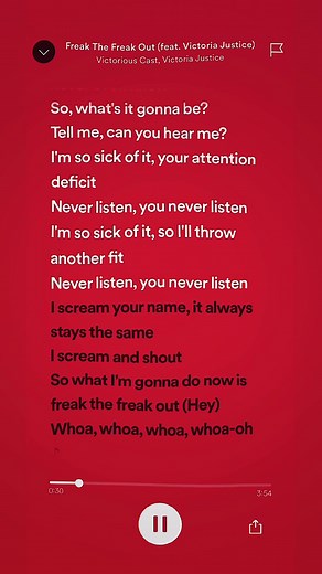 Explore 'Freak the Freak Out' Lyrics from Victorious