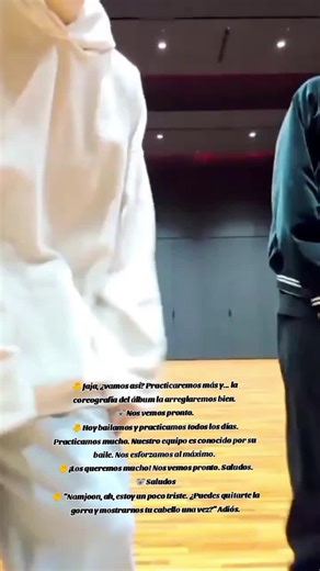 Bailando y Practicando con Jimin y Namjoon