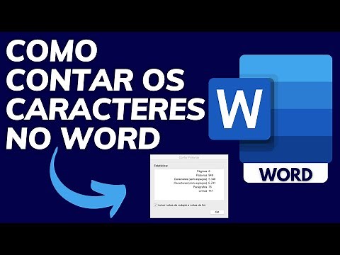 COMO CONTAR os CARACTERES no WORD - PASSO a PASSO ATUALIZADO
