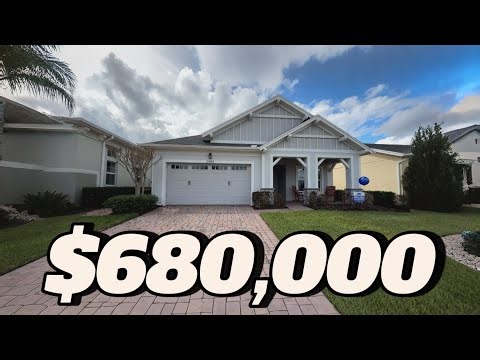 Jones Homes Luxury Home Tour in St. Cloud FL | Twin Lakes Cocoa Model