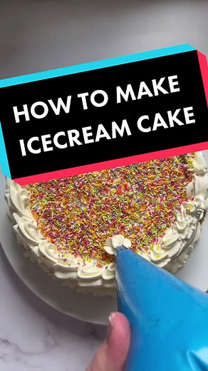 How to Make Delicious Ice Cream Cake at Home