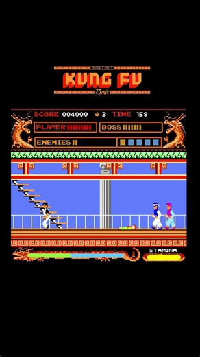 Kung Fu : Remix 1–Classic Arcade Gameplay#shorts