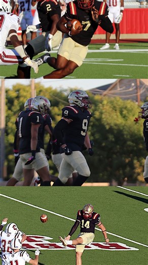 #SCACStandouts | Austin College sweep! 🏈 Hear from the week 5 #SCACFB Players of the Week - Jaylon Talton, Pablo Cantu & Kellen Vickery of Austin College following their win over Centenary. AC fans, you get the full breakdown from all aspects of the game. #SCACPride | #d3fb | #WhyD3 | Southern Collegiate Athletic Conference