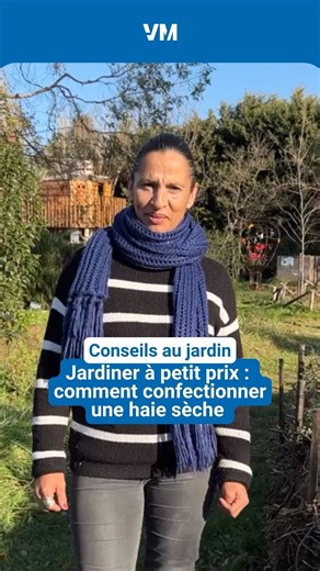 🍃 Alexandra Jean, responsable des jardins du Naturoptère à Sérignan-du-Comtat, a plein d’idées pour jardiner à petit prix ! Cette semaine, elle donne ses conseils pour confectionner une haie sèche, qui a plusieurs avantages. | Vaucluse Matin