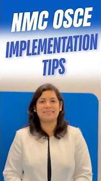 NMC OSCE IMPLEMENTATION TIPS🚨