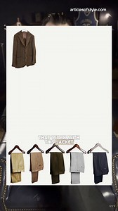 20K views · 371 reactions | POP QUIZ PT 2 (The Answers): "Which trousers pair with Pete's tweed jacket?" www.articlesofstyle.com | Articles of Style | Facebook