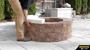 2.1K views · 32 reactions | Get your fire pit ready for the Fall with this instructional #DIY video on how to build a Serafina Fire Pit on your own! | Nicolock Paving Stones with Paver-Shield | Facebook