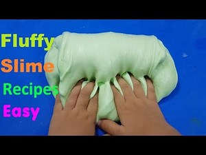 Fluffy Slime Recipes Easy ! How To Make Slime Fluffy Super Simple
