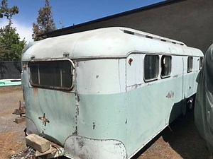 Check out this awesome 1948 Westcraft Sequoia, with desirable "Trolley Top" roof! Available for sale as Restoration Only by Flyte Camp! For more information on this trailer visit www.flytecamp.com. | Flyte Camp