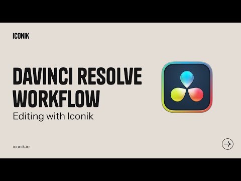 DaVinci Resolve workflow – Editing with Iconik | Iconik Academy: Essentials 20
