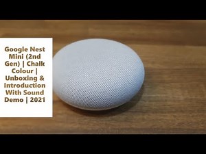 Google Nest Mini (2nd Gen) | Chalk Colour | Unboxing & Introduction (With Sound Demo) | 2021