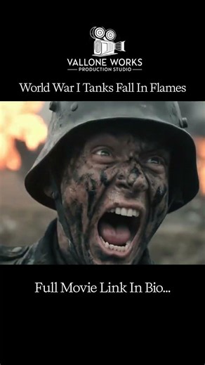 World War I Tanks Fall In Flames