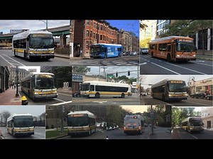 MBTA New Flyer XDE40 Compilation
