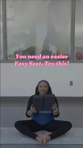 This Yoga Block Trick Makes Sitting So Much Easier!