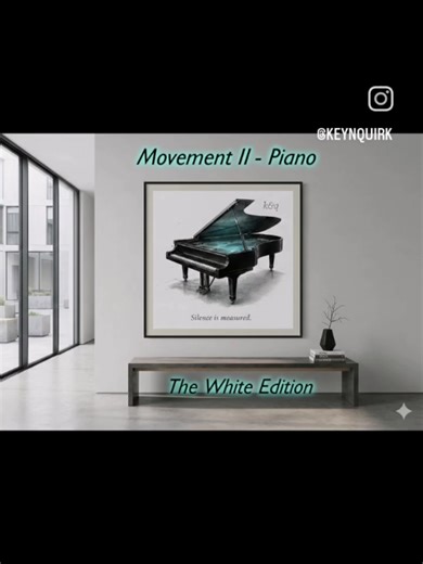 Silence is measured. Not empty. Not accidental. Measured. 🎹 Movement II — Piano White Edition. A technical piano schematic reimagined as wearable minimalism. Clean. Intentional. Precise. Noir Orchestra by Key & Quirk. Link in bio. #NoirOrchestra #KeyAndQuirk #Piano #MinimalistArt #ArtTok