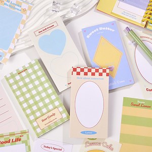 [Hot Item] School Supplies Creative Korean Style Simple Tearable Message Memo Paper Note Pad