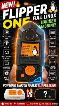 NEW Flipper One Review 🔥 Portable Linux Multi-Tool Device