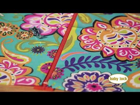 Baby Lock Teflon Zipper Foot Demonstration