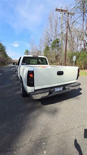 2005 Silverado 6.0 swap with a #btr truck norris and magnaflow muffler behind headers