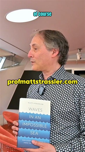 📚 After a book recommendation? Here's one! 📚 This week I spent some time at Perimeter Institute in Waterloo, Canada, with an awesome group of science communicators, one being Professor Matt Strassler, Physicist. He is a theoretical physicist and has just released his first book called "Waves in an Impossible Sea". When he told me about his book I knew I had to get a copy and let you know about it! Matt was so kind to gift me a copy after I invited him to make this video with me. Head to his we