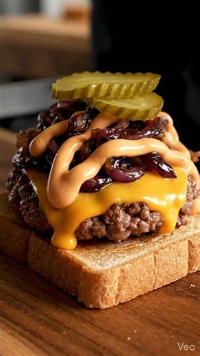 Texas Toast Smash Burger – Assembly